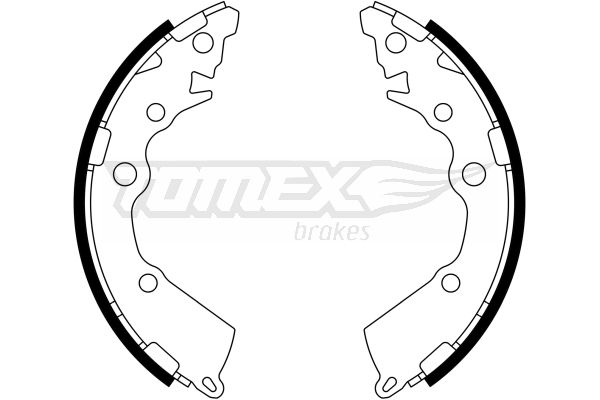 TOMEX BRAKES Bremžu loku komplekts TX 23-18